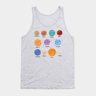 Informative Planet design Tank Top